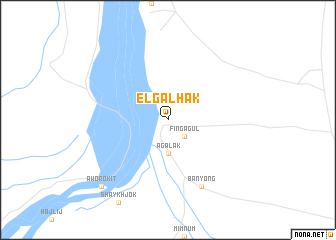 map of El Galhak