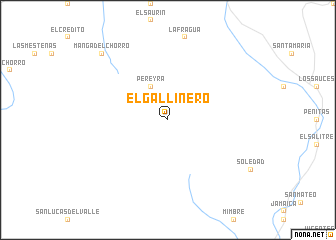 map of El Gallinero