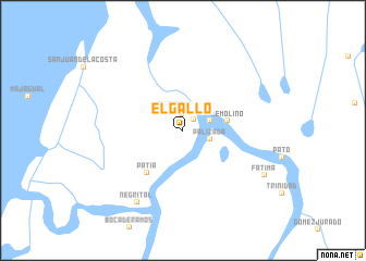 map of El Gallo