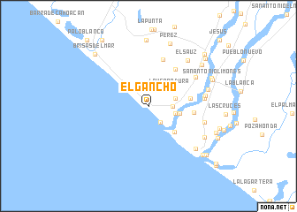 map of El Gancho