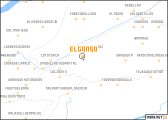 map of El Ganso