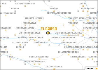 map of El Ganso