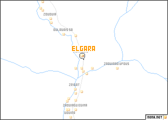 map of El Gara