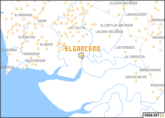 map of El Garcero