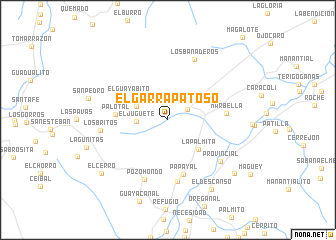 map of El Garrapatoso