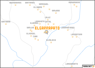 map of El Garrapato