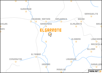 map of El Garrote