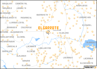 map of El Garrote