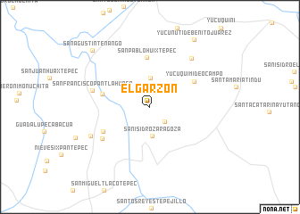 map of El Garzón