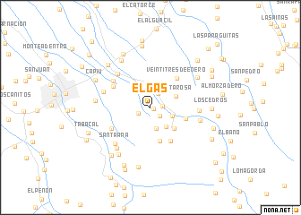 map of El Gas