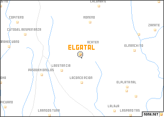 map of El Gatal