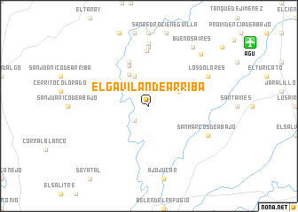 map of El Gavilán de Arriba