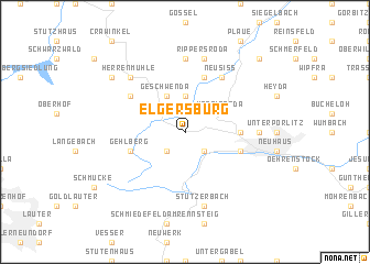 map of Elgersburg