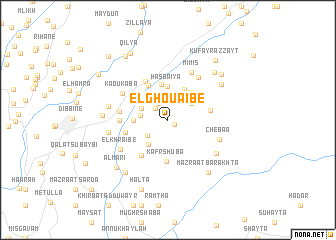map of El Ghouaïbé