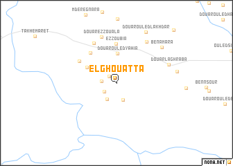 map of El Ghouatta