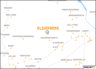 map of Elgin Farms