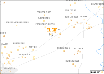 map of Elgin