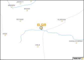 map of Elgin