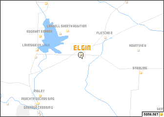 map of Elgin