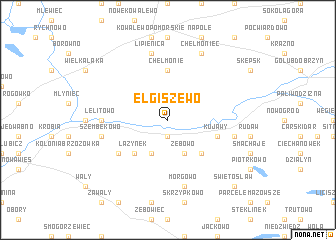 map of Elgiszewo