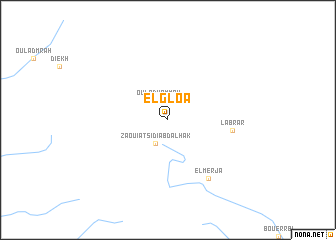 map of El Gloá