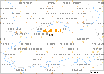 map of El Gnaoui