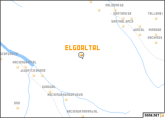 map of El Goaltal