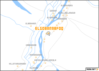 map of El Gobarab Foq