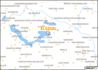 map of El Gogal