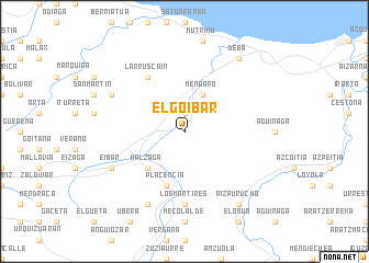 map of Elgóibar