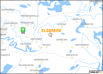 map of El Gomeño