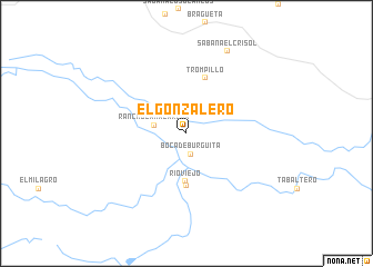 map of El Gonzalero