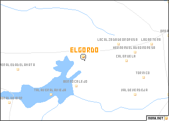 map of El Gordo