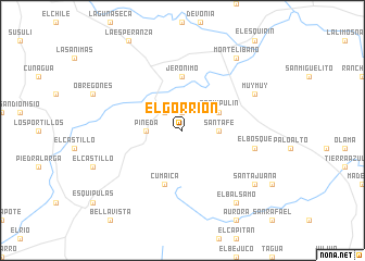 map of El Gorrión