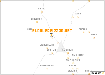 map of El Gourarir Zaouiet