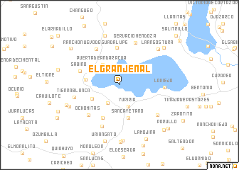 map of El Granjenal