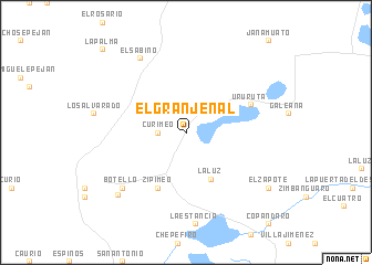 map of El Granjenal