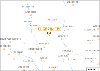 map of El Granjero