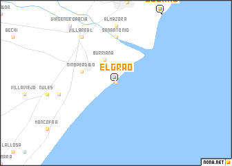 map of El Grao