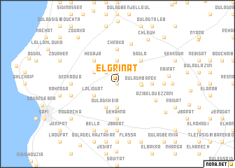 map of El Grinat