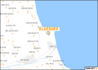 map of El Groura