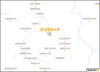 map of El Grullo