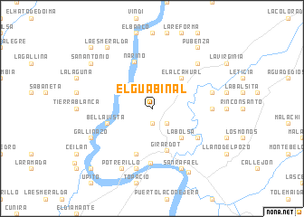 map of El Guabinal