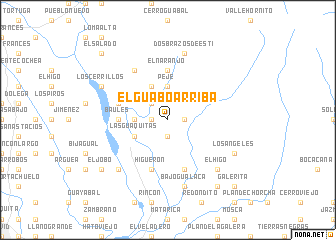 map of El Guabo Arriba