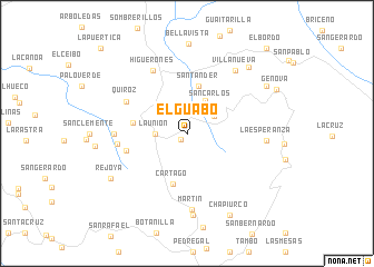 map of El Guabo