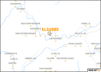 map of El Guabo