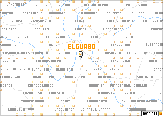 map of El Guabo