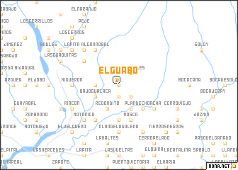 map of El Guabo