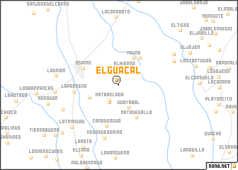 map of El Guacal