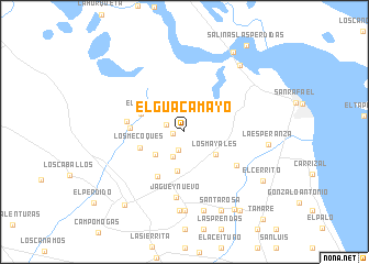 map of El Guacamayo